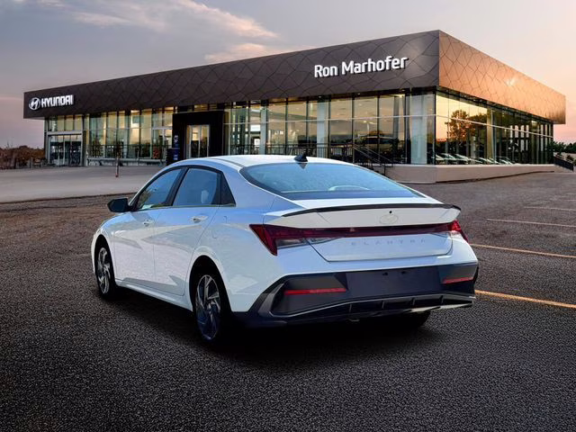 2026 Serenity White Hyundai Elantra SEL Sport FWD Sedan