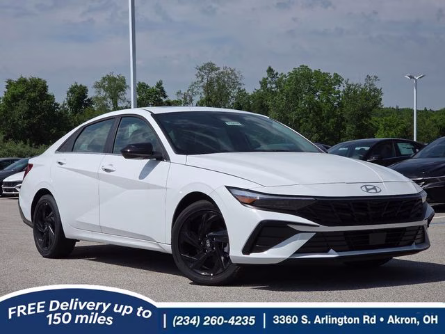 2026 Serenity White Pearl Hyundai Elantra SEL Sport FWD Sedan