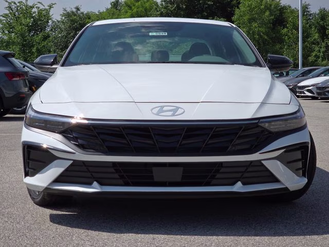 2026 Serenity White Pearl Hyundai Elantra SEL Sport FWD Sedan