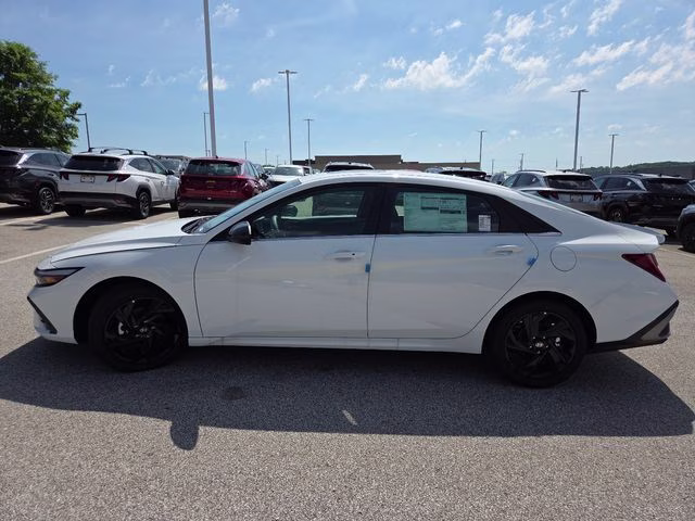 2026 Serenity White Pearl Hyundai Elantra SEL Sport FWD Sedan