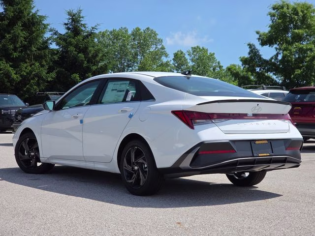 2026 Serenity White Pearl Hyundai Elantra SEL Sport FWD Sedan