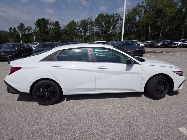 2026 Serenity White Pearl Hyundai Elantra SEL Sport FWD Sedan