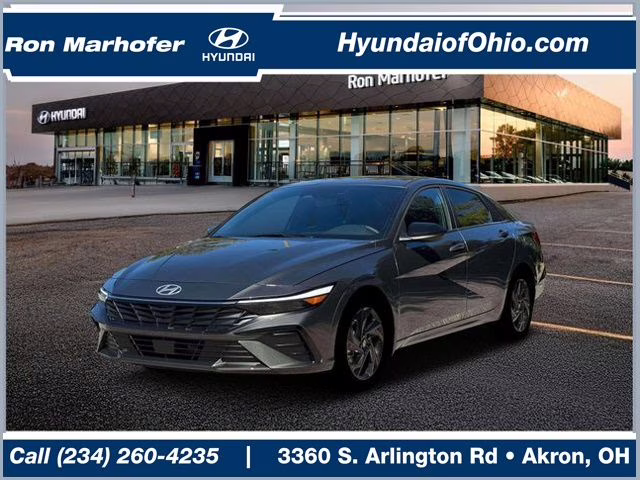 2026 Amazon Gray Hyundai Elantra SEL Sport FWD Sedan