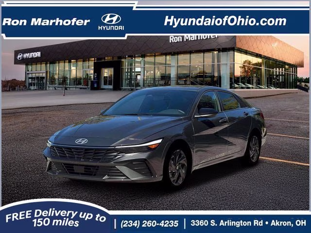 2026 Amazon Gray Hyundai Elantra SEL Sport FWD Sedan