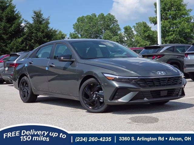 2026 Amazon Gray Hyundai Elantra SEL Sport FWD Sedan