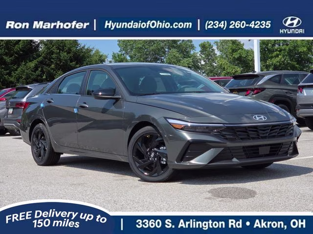2026 Amazon Gray Hyundai Elantra SEL Sport FWD Sedan