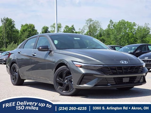 2026 Amazon Gray Hyundai Elantra SEL Sport FWD Sedan