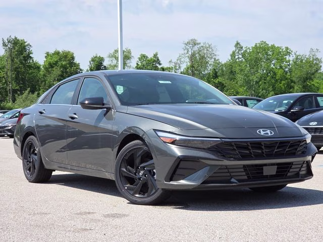 2026 Amazon Gray Hyundai Elantra SEL Sport FWD Sedan