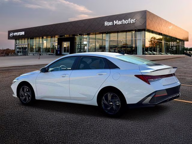 2026 Serenity White Hyundai Elantra SEL Sport FWD Sedan