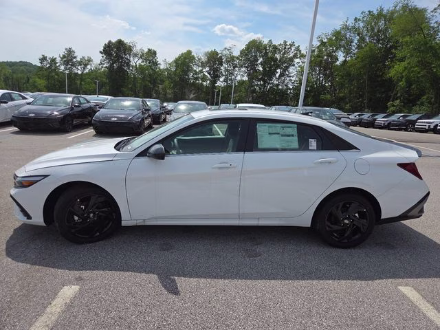 2026 Serenity White Pearl Hyundai Elantra SEL Sport FWD Sedan