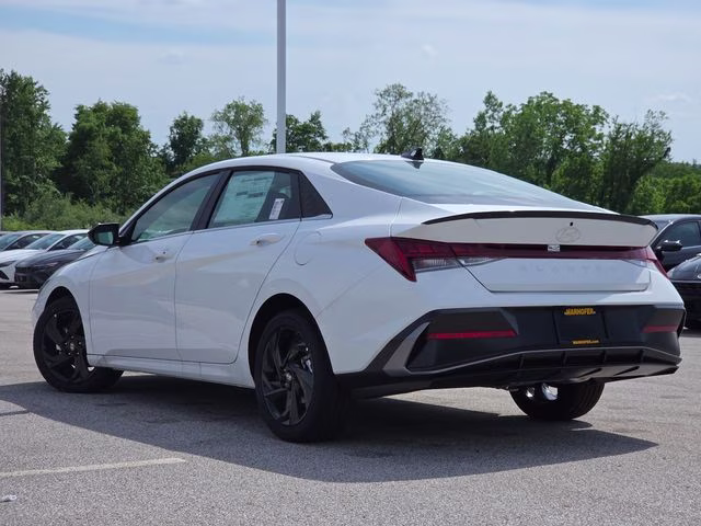 2026 Serenity White Pearl Hyundai Elantra SEL Sport FWD Sedan