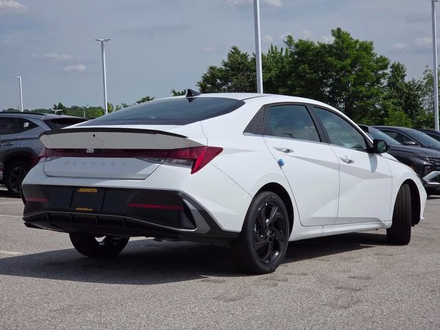 2026 Serenity White Pearl Hyundai Elantra SEL Sport FWD Sedan