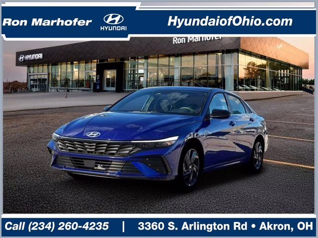 2026 Intense Blue Hyundai Elantra SEL Sport FWD Sedan