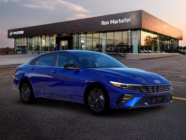 2026 Intense Blue Hyundai Elantra SEL Sport FWD Sedan