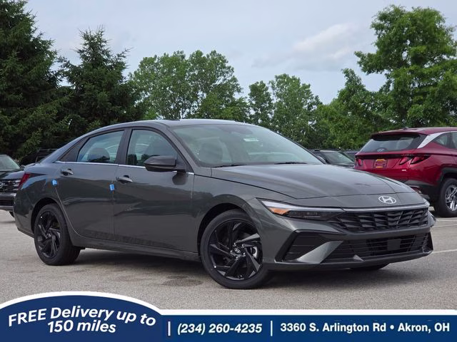 2026 Amazon Gray Hyundai Elantra SEL Sport FWD Sedan