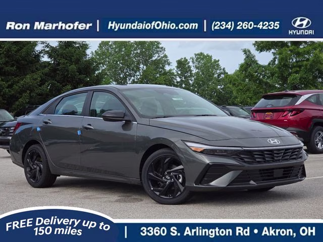 2026 Amazon Gray Hyundai Elantra SEL Sport FWD Sedan
