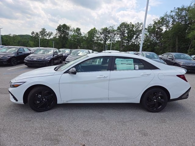 2026 Serenity White Pearl Hyundai Elantra SEL Sport FWD Sedan