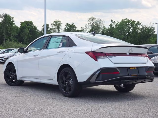 2026 Serenity White Pearl Hyundai Elantra SEL Sport FWD Sedan