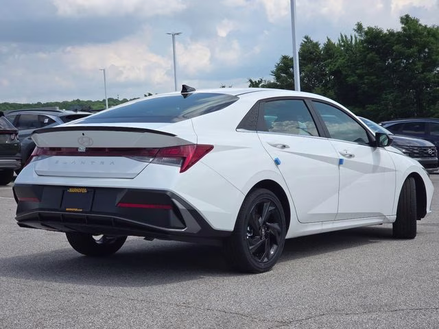 2026 Serenity White Pearl Hyundai Elantra SEL Sport FWD Sedan