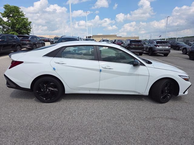 2026 Serenity White Pearl Hyundai Elantra SEL Sport FWD Sedan