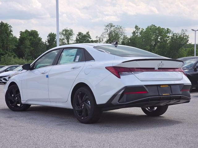 2026 Serenity White Pearl Hyundai Elantra SEL Sport FWD Sedan
