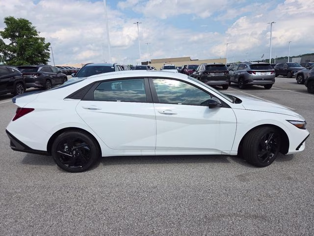 2026 Serenity White Pearl Hyundai Elantra SEL Sport FWD Sedan