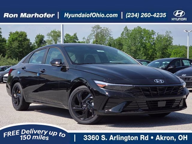 2026 Abyss Black Hyundai Elantra SEL Sport FWD Sedan