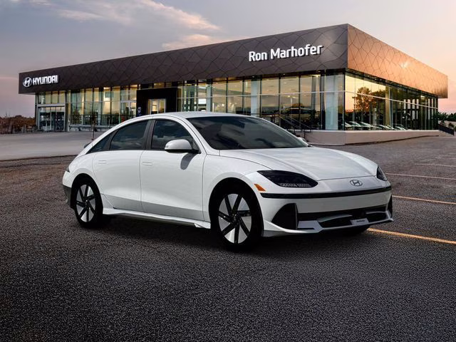 2025 Serenity White Hyundai IONIQ 6 SE AWD Sedan