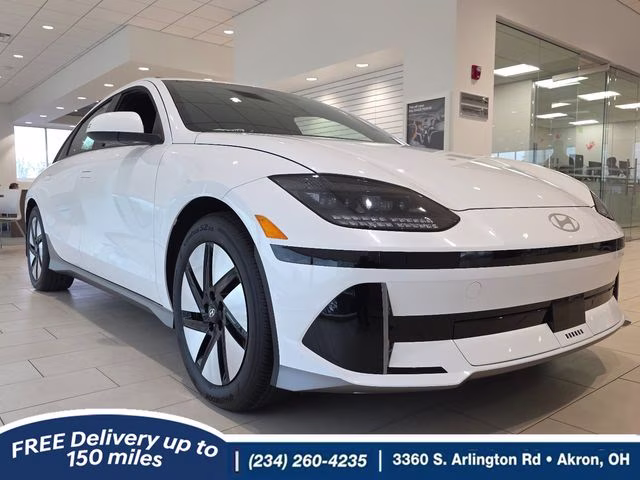 2025 Serenity White Hyundai IONIQ 6 SE AWD Sedan