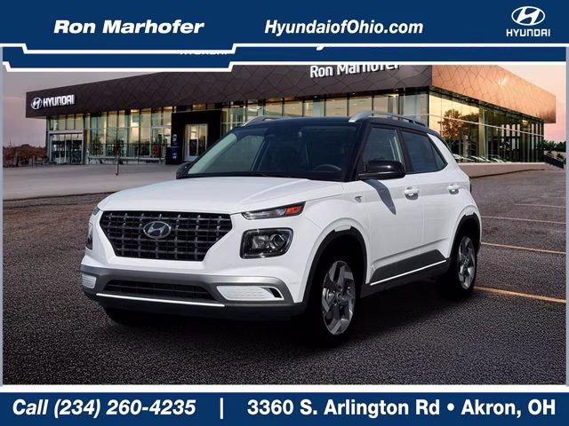 2026 Lunar White w/Black Roof Hyundai Venue SEL FWD SUV