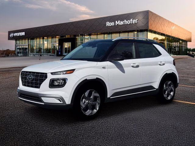 2026 Lunar White w/Black Roof Hyundai Venue SEL FWD SUV