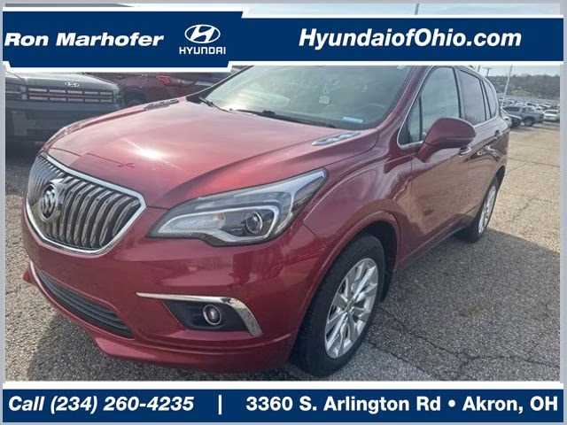 2018 Chili Red Metallic Buick Envision Essence AWD SUV