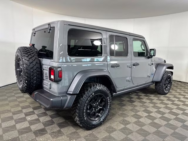 2023 Sting-Gray Clearcoat Jeep Wrangler Base 4xe 4X4 SUV