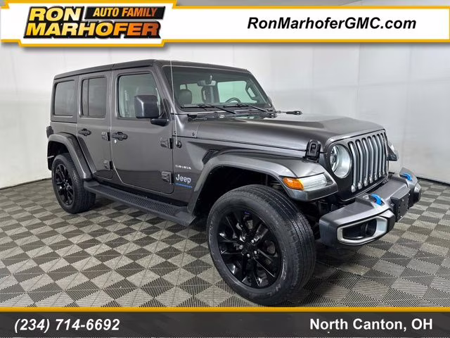 2023 Granite Crystal Metallic Clearcoat Jeep Wrangler Sahara 4xe 4X4 SUV