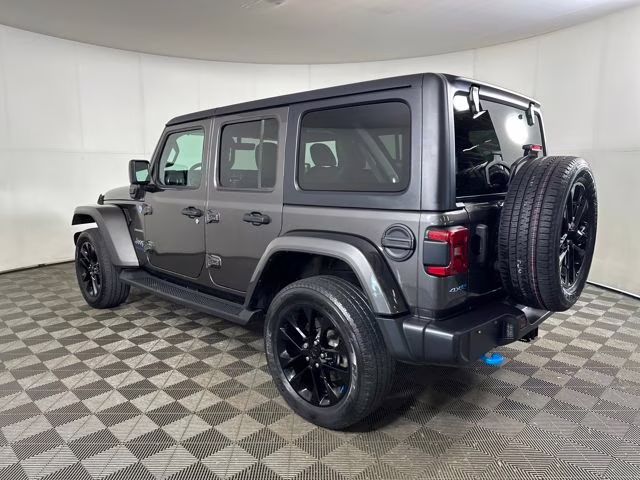 2023 Granite Crystal Metallic Clearcoat Jeep Wrangler Sahara 4xe 4X4 SUV
