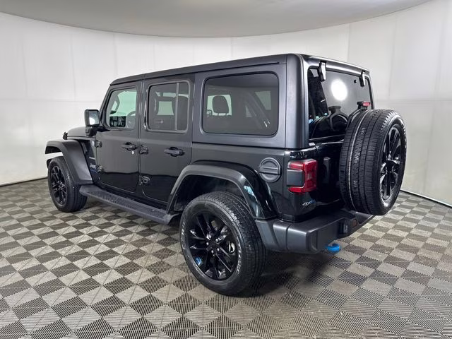 2023 Black Clearcoat Jeep Wrangler Sahara 4xe 4X4 SUV