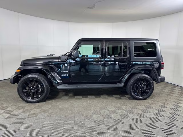 2023 Black Clearcoat Jeep Wrangler Sahara 4xe 4X4 SUV