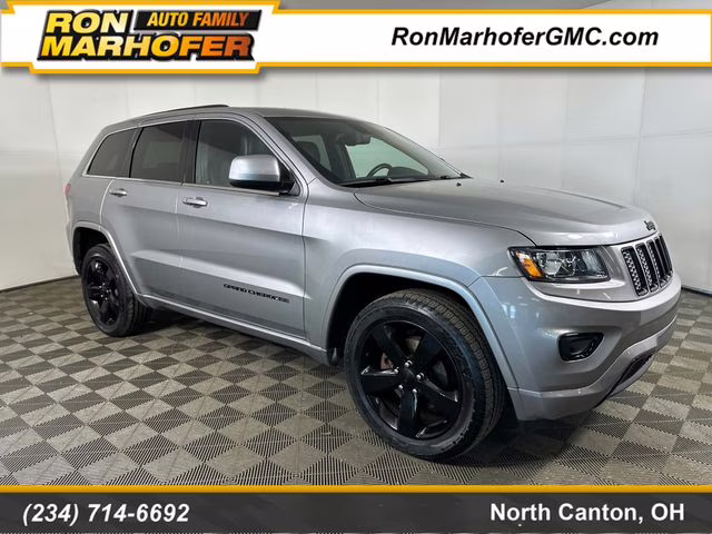 2015 Billet Silver Metallic Clearcoat Jeep Grand Cherokee Altitude 4X4 SUV