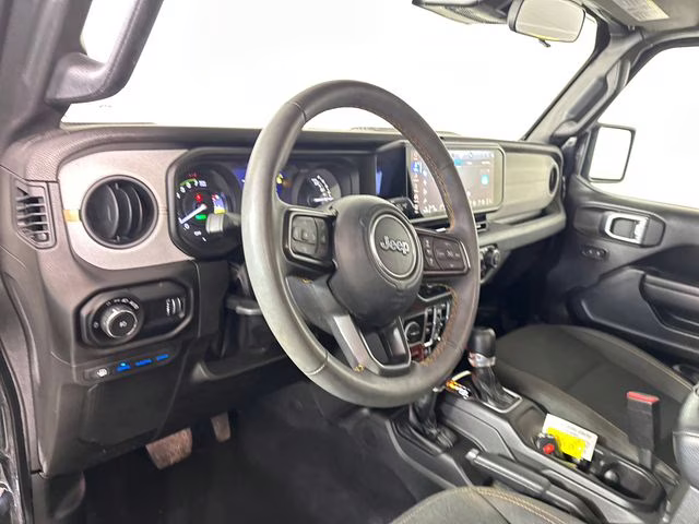 2024 Black Clearcoat Jeep Wrangler Willys 4xe 4X4 SUV
