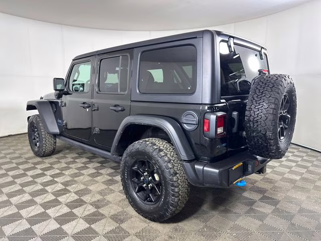 2024 Black Clearcoat Jeep Wrangler Willys 4xe 4X4 SUV