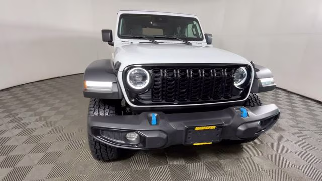 2024 Bright White Clearcoat Jeep Wrangler Willys 4xe 4X4 SUV