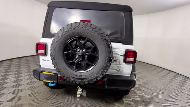 2024 Bright White Clearcoat Jeep Wrangler Willys 4xe 4X4 SUV