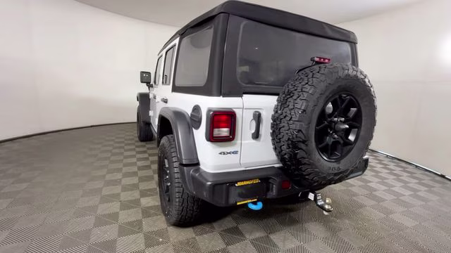 2024 Bright White Clearcoat Jeep Wrangler Willys 4xe 4X4 SUV