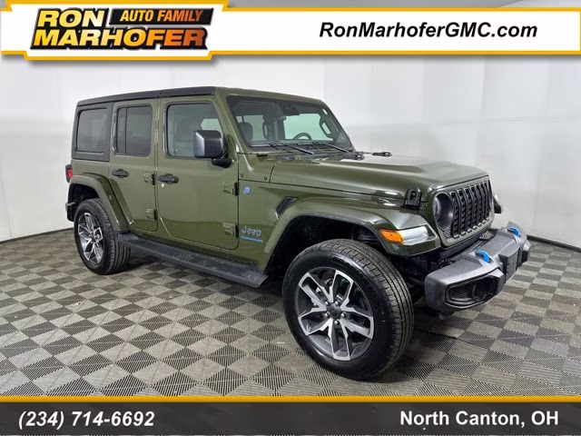 2024 Sarge Green Clearcoat Jeep Wrangler Sport S 4xe 4X4 SUV