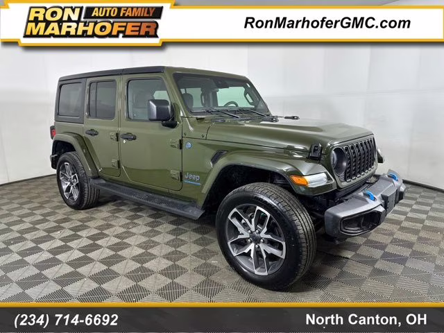 2024 Sarge Green Clearcoat Jeep Wrangler Sport S 4xe 4X4 SUV