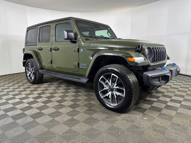 2024 Sarge Green Clearcoat Jeep Wrangler Sport S 4xe 4X4 SUV