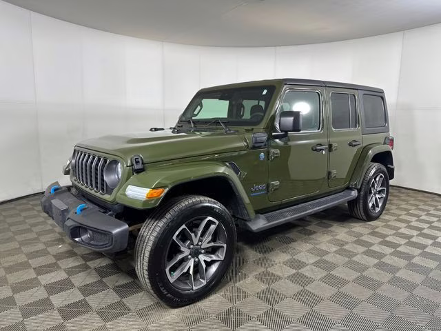 2024 Sarge Green Clearcoat Jeep Wrangler Sport S 4xe 4X4 SUV