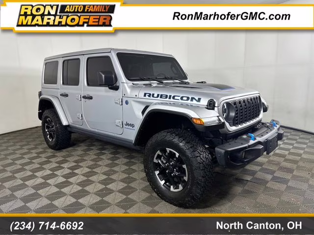 2024 Silver Zynith Clearcoat Jeep Wrangler Rubicon X 4xe 4X4 SUV