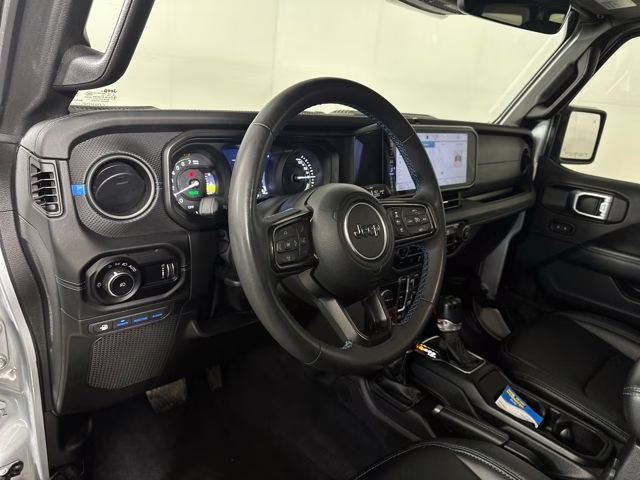 2024 Silver Zynith Clearcoat Jeep Wrangler Rubicon X 4xe 4X4 SUV