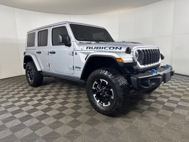 2024 Silver Zynith Clearcoat Jeep Wrangler Rubicon X 4xe 4X4 SUV